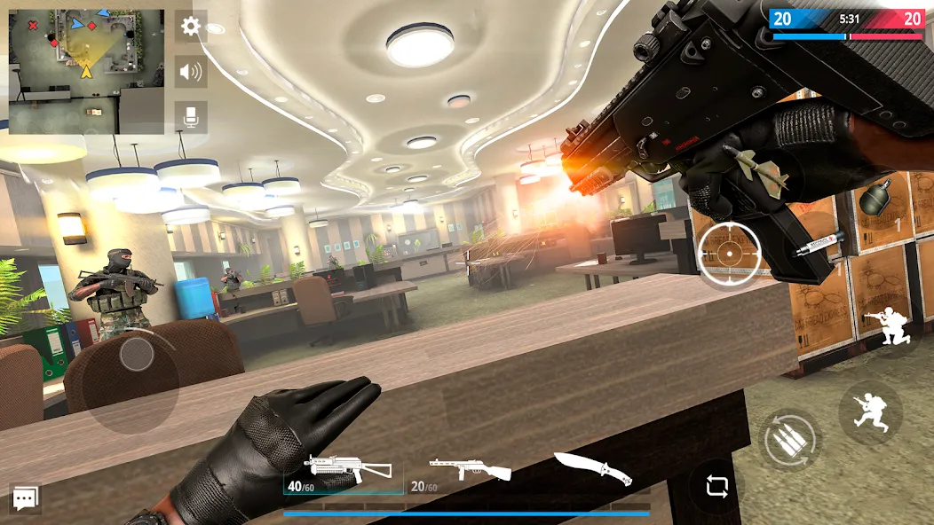 Modern Strike Online: PvP FPS (Модерн Страйк Онлайн)  [МОД Menu] Screenshot 2