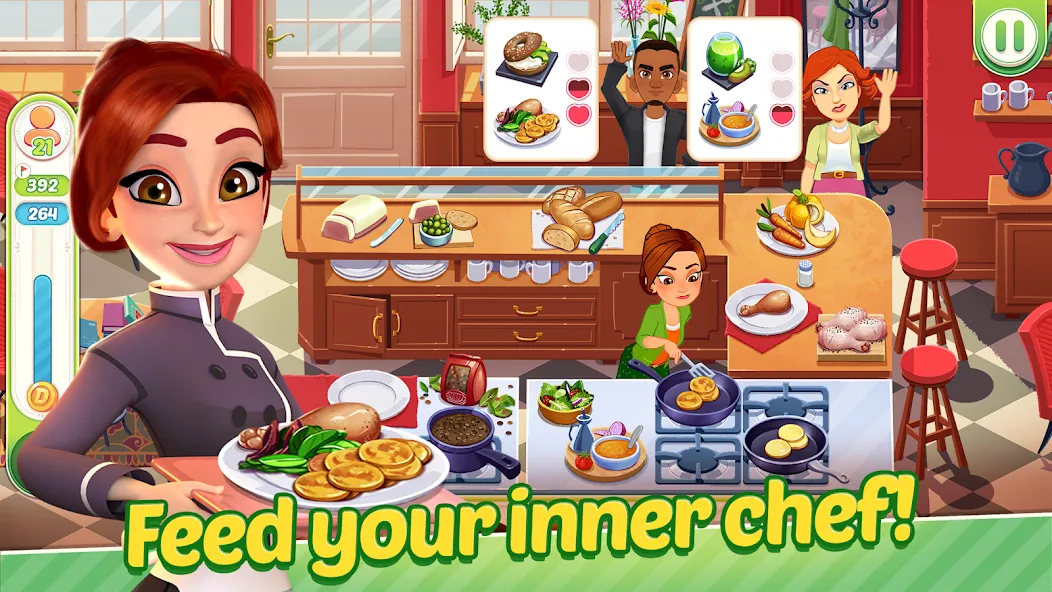 Delicious World - Cooking Game (Делишес Ворлд)  [МОД Menu] Screenshot 2