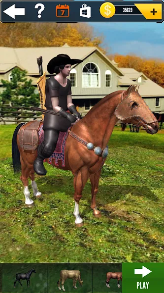 Cowboy Horse Run  [МОД Menu] Screenshot 3