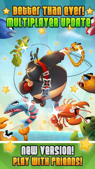 Ninja Fishing (Ниндзя Фишинг)  [МОД Все открыто] Screenshot 1