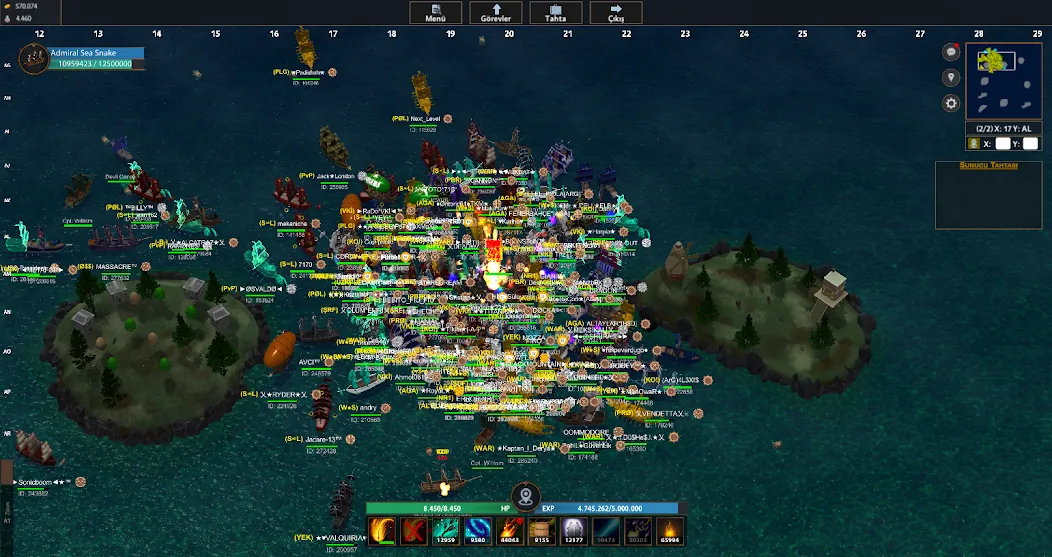 Battle of Sea: Pirate Fight (Битва на море)  [МОД Menu] Screenshot 3