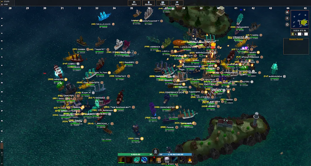 Battle of Sea: Pirate Fight (Битва на море)  [МОД Menu] Screenshot 5