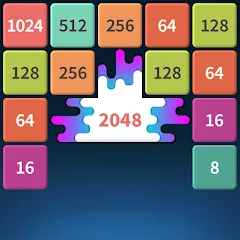 Скачать взлом 1M - Merge Number Block Puzzle  [МОД Бесконечные монеты] - полная версия apk на Андроид