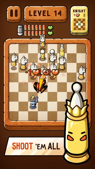 Bullet Chess: Board Shootout (Бюллет чесс)  [МОД Много монет] Screenshot 1