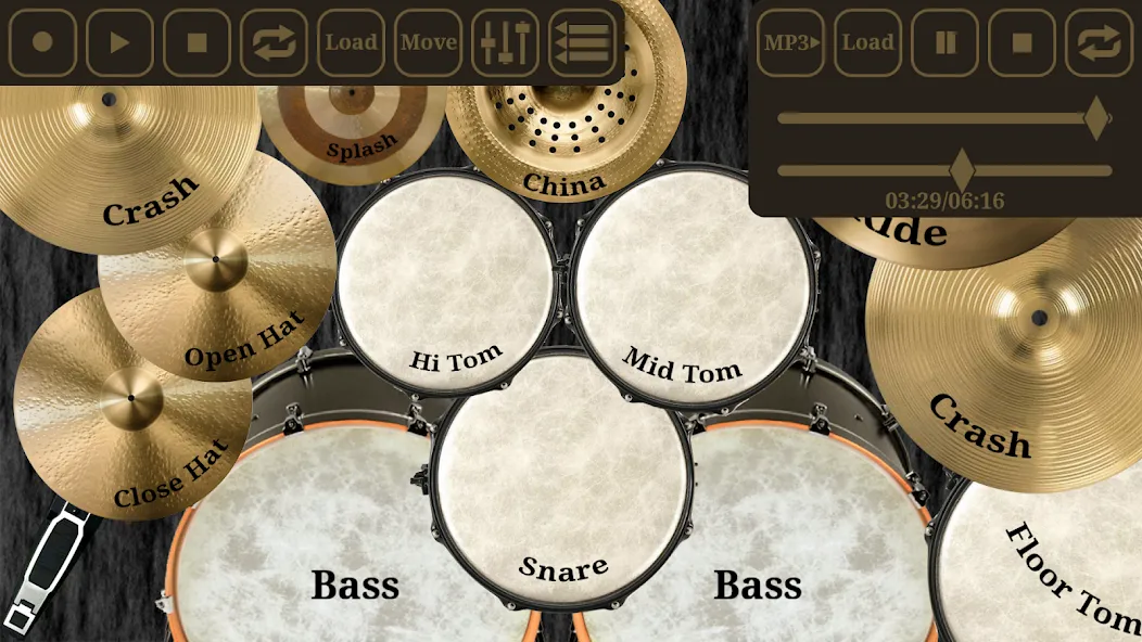 Drum kit (Drums) free  [МОД Unlocked] Screenshot 3