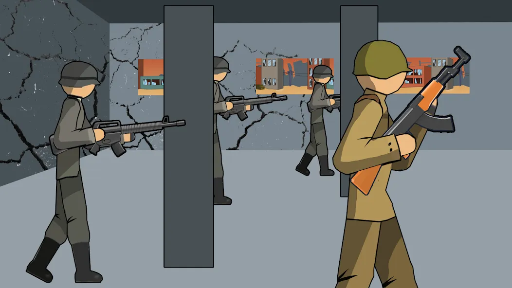 Stickman WW2 (Стикмэн Вторая Мировая война)  [МОД Меню] Screenshot 4