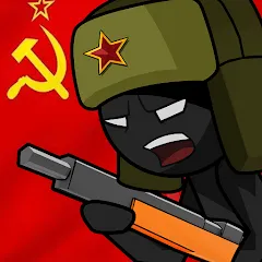 Скачать взломанную Stickman WW2 (Стикмэн Вторая Мировая война)  [МОД Меню] - полная версия apk на Андроид