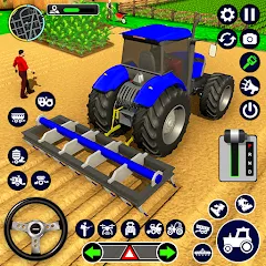 Взлом Real Tractor Driving Simulator (Реальный симулятор вождения трактора)  [МОД Бесконечные монеты] - полная версия apk на Андроид