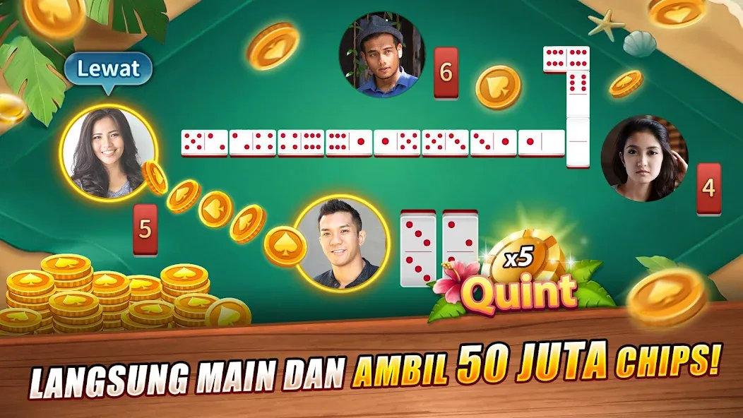 LUXY Domino Gaple QiuQiu Poker (Лукси Домино Гапл Киукиу Покер)  [МОД Mega Pack] Screenshot 1