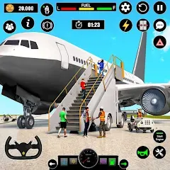 Скачать взлом Airplane Simulator Plane Games  [МОД Бесконечные деньги] - полная версия apk на Андроид