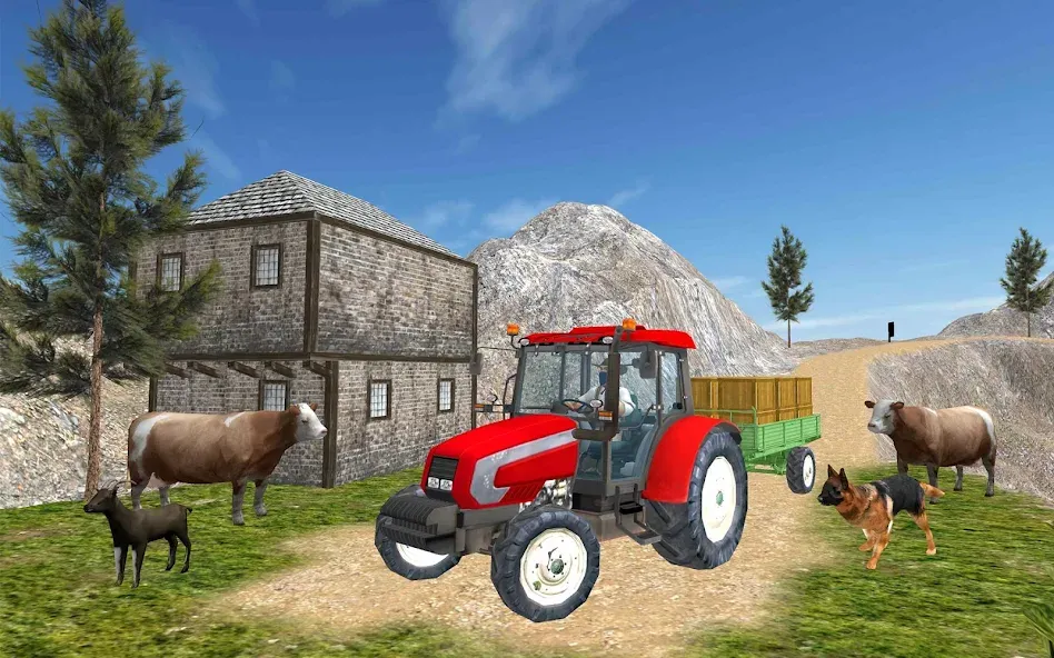 Tractor Driver 3D Farming Sim (Тракторист 3D Симулятор Фермерства)  [МОД Меню] Screenshot 5