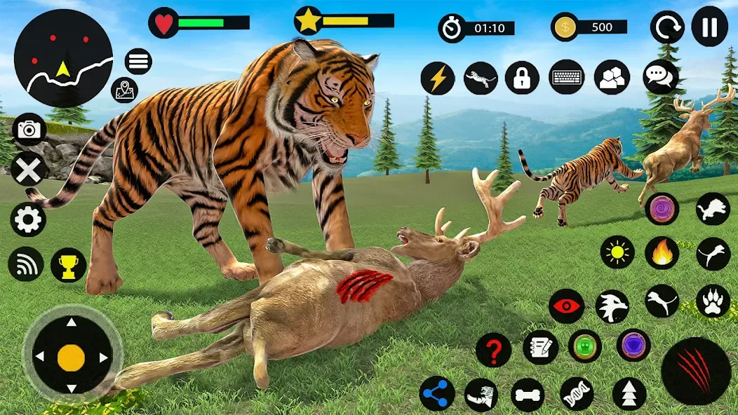 Tiger Games: Tiger Sim Offline  [МОД Бесконечные деньги] Screenshot 1