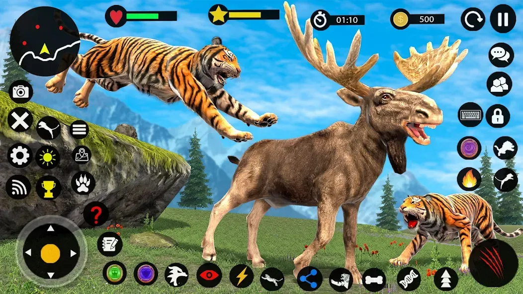 Tiger Games: Tiger Sim Offline  [МОД Бесконечные деньги] Screenshot 2