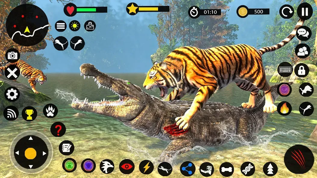 Tiger Games: Tiger Sim Offline  [МОД Бесконечные деньги] Screenshot 3