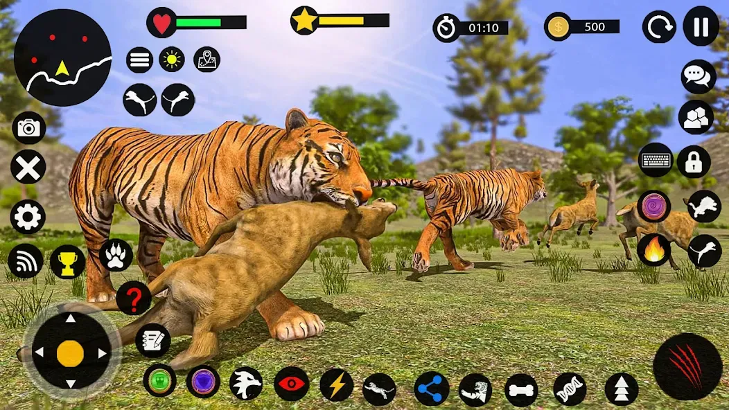 Tiger Games: Tiger Sim Offline  [МОД Бесконечные деньги] Screenshot 4