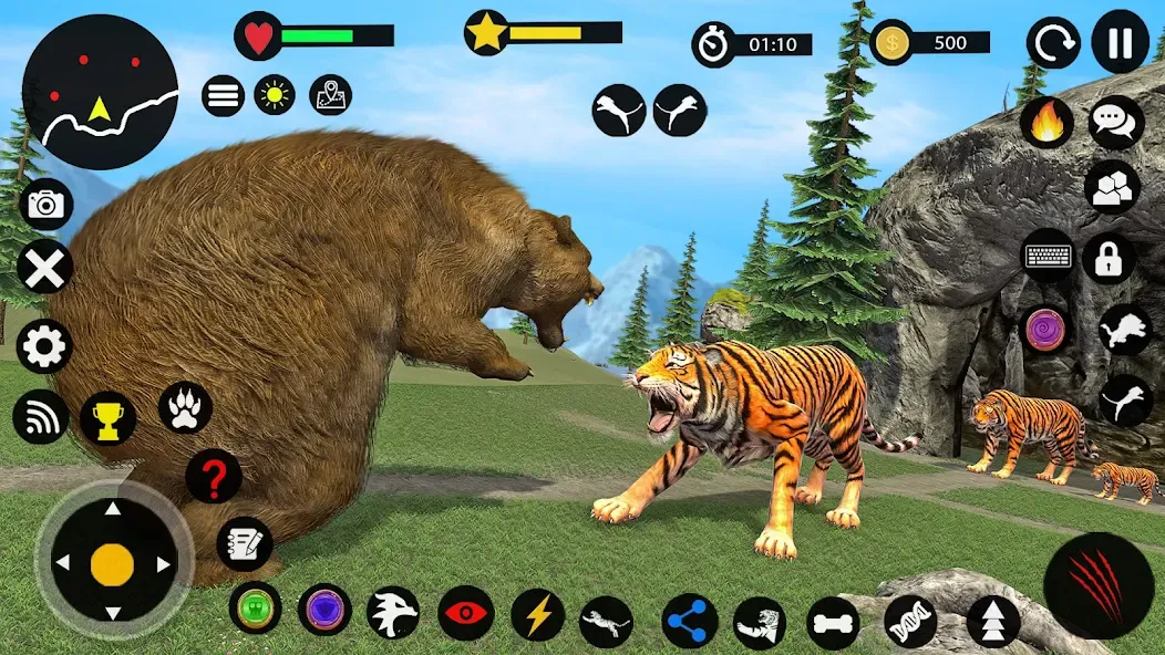 Tiger Games: Tiger Sim Offline  [МОД Бесконечные деньги] Screenshot 5