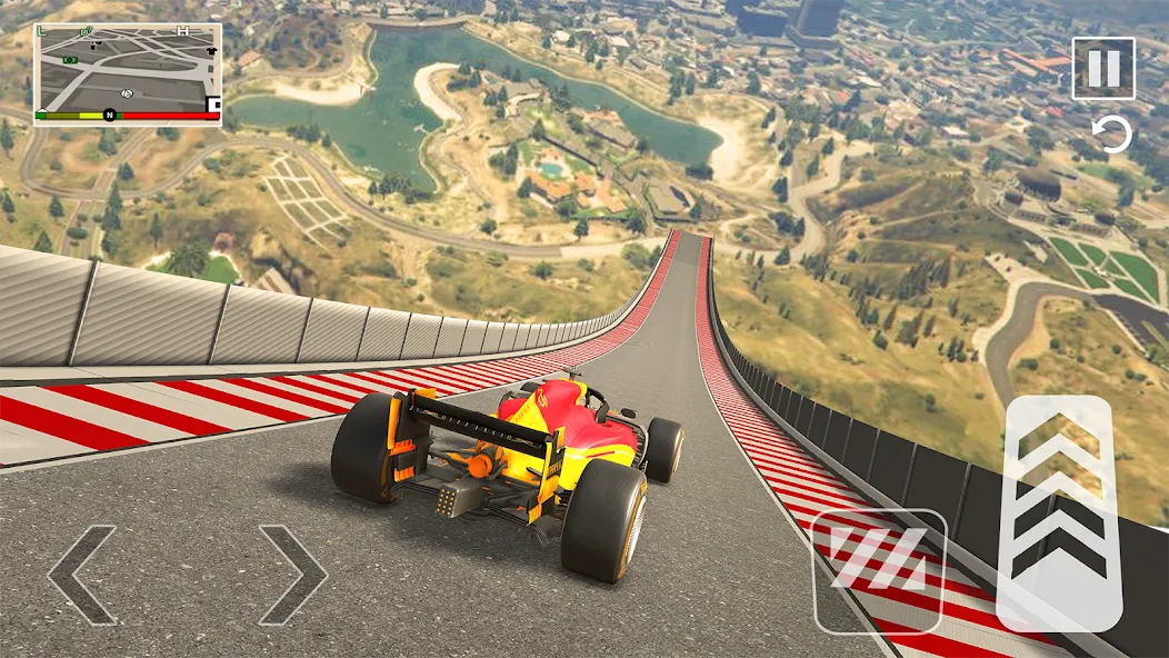 Formula Car Stunt - Car Games (Формула автомобиль трюк)  [МОД Все открыто] Screenshot 3