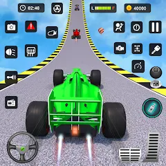 Скачать взлом Formula Car Stunt - Car Games (Формула автомобиль трюк)  [МОД Все открыто] - стабильная версия apk на Андроид