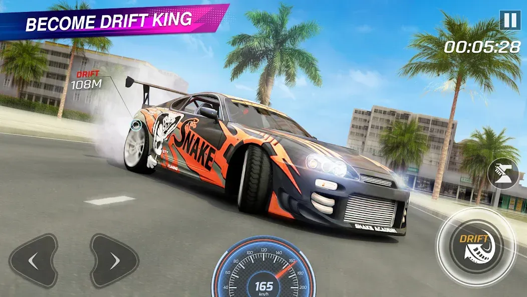 Extreme Car Driving: Car Drift  [МОД Unlimited Money] Screenshot 1