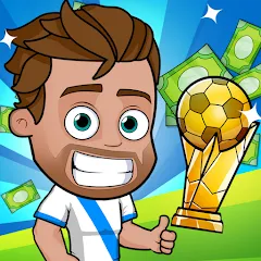 Скачать взломанную Idle Soccer Story - Tycoon RPG (Айдл Соккер Стори)  [МОД Menu] - последняя версия apk на Андроид