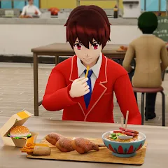 Скачать взлом Anime Boy High School Life 3d  [МОД Много денег] - полная версия apk на Андроид