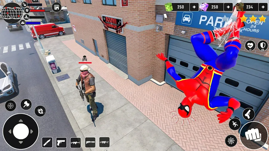 Miami Superhero: Spider Games  [МОД Много монет] Screenshot 3