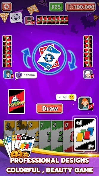 4 Colors Card Game (Цвета Карточная Игра)  [МОД Много денег] Screenshot 2