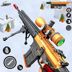 Скачать взломанную Banduk Game - Sniper Gun Games (Снайперская Война 3D)  [МОД Бесконечные деньги] - полная версия apk на Андроид