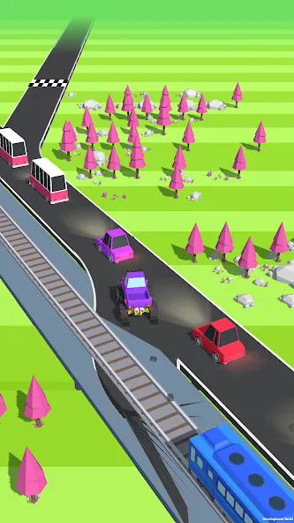 Traffic Run!: Driving Game  [МОД Unlimited Money] Screenshot 2