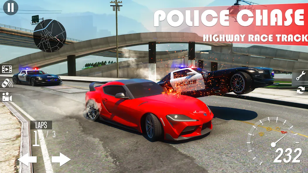 Extreme Car Driving Games  [МОД Mega Pack] Screenshot 4