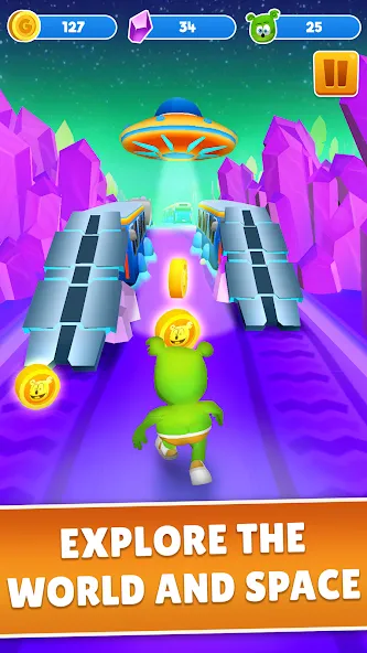 Gummy Bear Run: Running Games (Гамми Бер Ран)  [МОД Unlimited Money] Screenshot 3