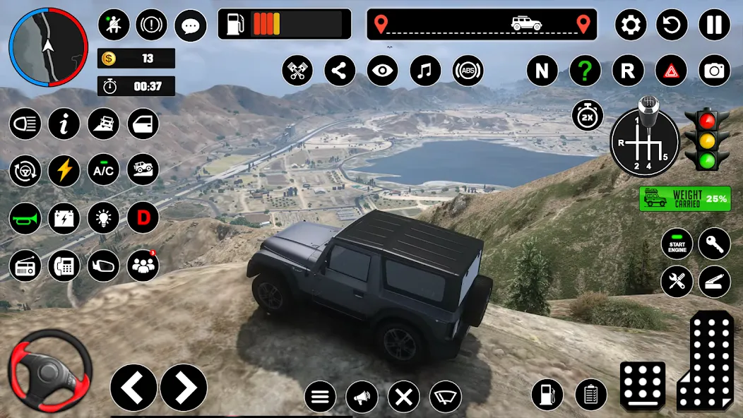 Offroad Jeep Driving & Parking  [МОД Unlocked] Screenshot 3