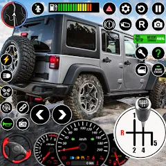 Скачать взлом Offroad Jeep Driving & Parking  [МОД Unlocked] - полная версия apk на Андроид