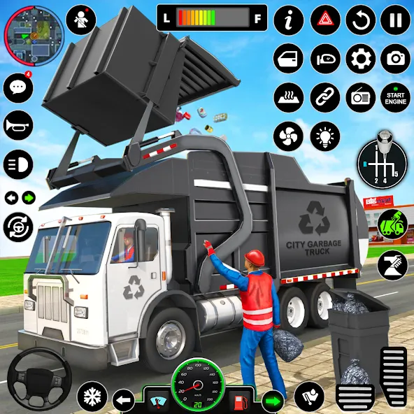 Truck Driving Games Truck Game (Трак Драйвинг игры Трак игра)  [МОД Бесконечные деньги] Screenshot 1