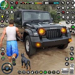 Скачать взломанную Jeep Driving Simulator offRoad (Джип Драйвинг Симулятор вне дороги)  [МОД Много монет] - последняя версия apk на Андроид