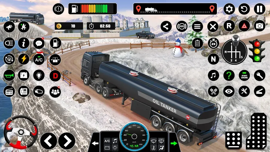 Oil Truck Games: Driving Games  [МОД Unlocked] Screenshot 2