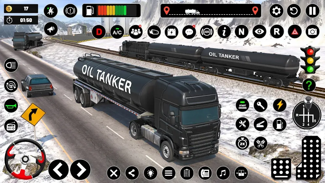 Oil Truck Games: Driving Games  [МОД Unlocked] Screenshot 3