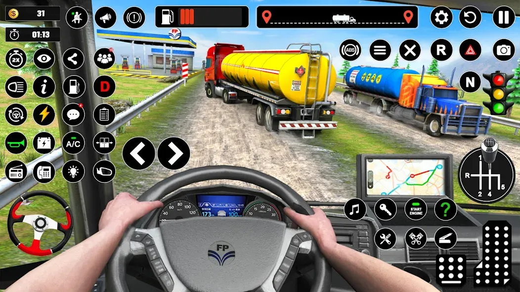 Oil Truck Games: Driving Games  [МОД Unlocked] Screenshot 4