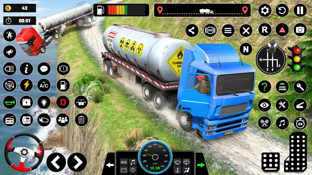 Oil Truck Games: Driving Games  [МОД Unlocked] Screenshot 5