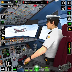 Взломанная Airplane Flight Simulator 2023  [МОД Много монет] - полная версия apk на Андроид