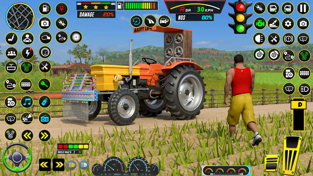 Farming Tractor Game Simulator (Фарминг Трактор Игра Симулятор)  [МОД Unlimited Money] Screenshot 2