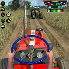 Взлом Farming Tractor Game Simulator (Фарминг Трактор Игра Симулятор)  [МОД Unlimited Money] - стабильная версия apk на Андроид