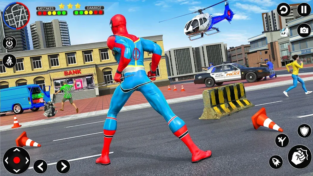 Spider Rope Hero Spider Games  [МОД Много монет] Screenshot 3