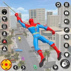 Взлом Spider Rope Hero Spider Games  [МОД Много монет] - последняя версия apk на Андроид