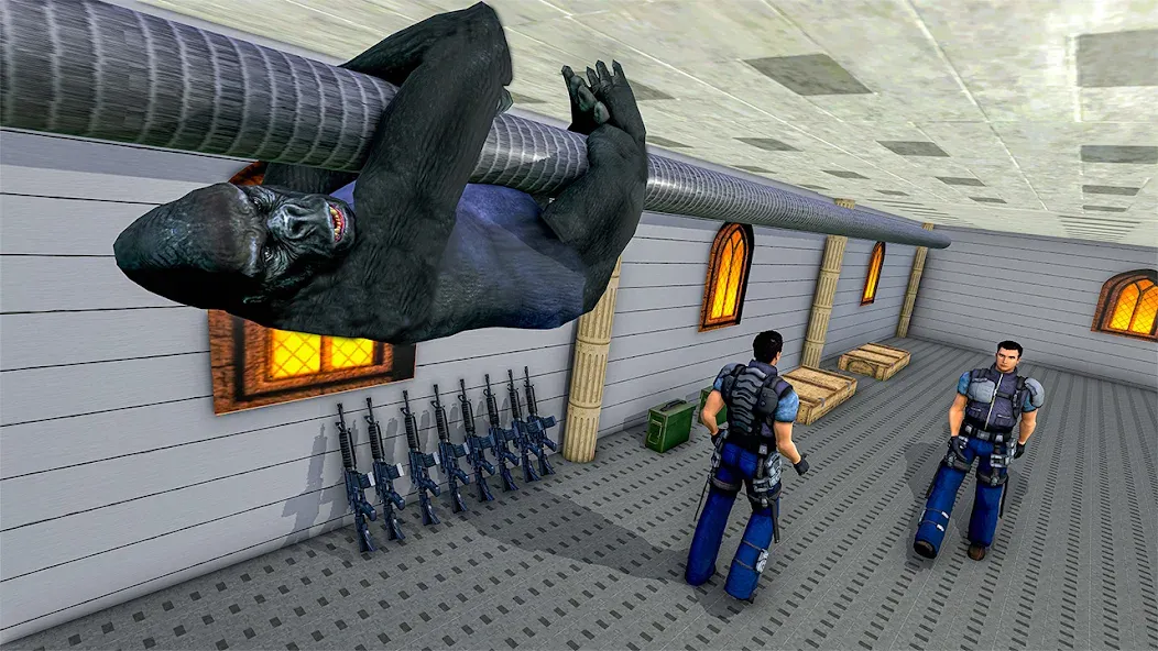 Gorilla Smash City Escape Jail  [МОД Бесконечные монеты] Screenshot 2