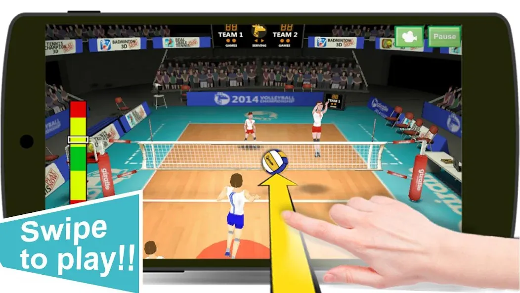 Volleyball Champions 3D - Onli  [МОД Много денег] Screenshot 2