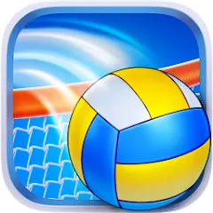 Скачать взломанную Volleyball Champions 3D - Onli  [МОД Много денег] - стабильная версия apk на Андроид