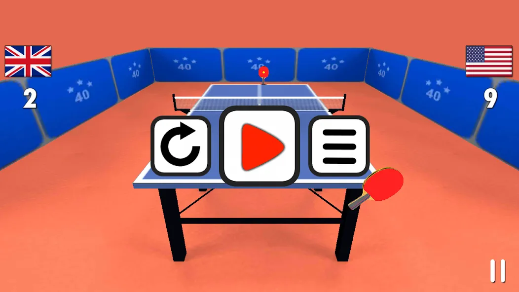 Table Tennis 3D  [МОД Все открыто] Screenshot 4