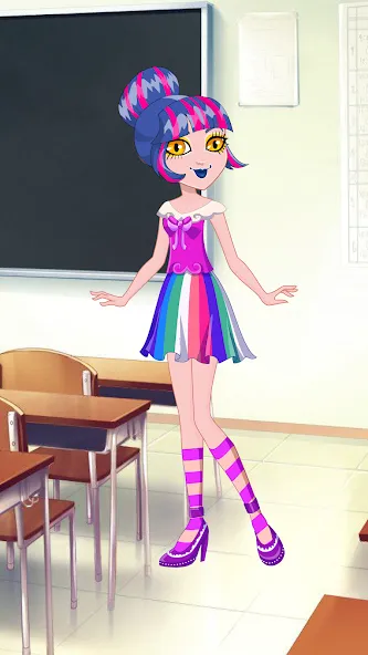 Pony College Student Dress Up (Пони Студент Колледжа Одеваются)  [МОД Бесконечные деньги] Screenshot 3