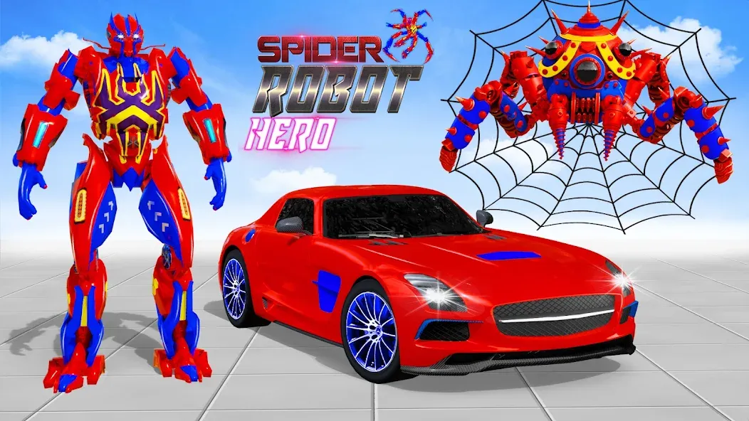 Spider Robot: Robot Car Games (Спайдер Робот)  [МОД Меню] Screenshot 4